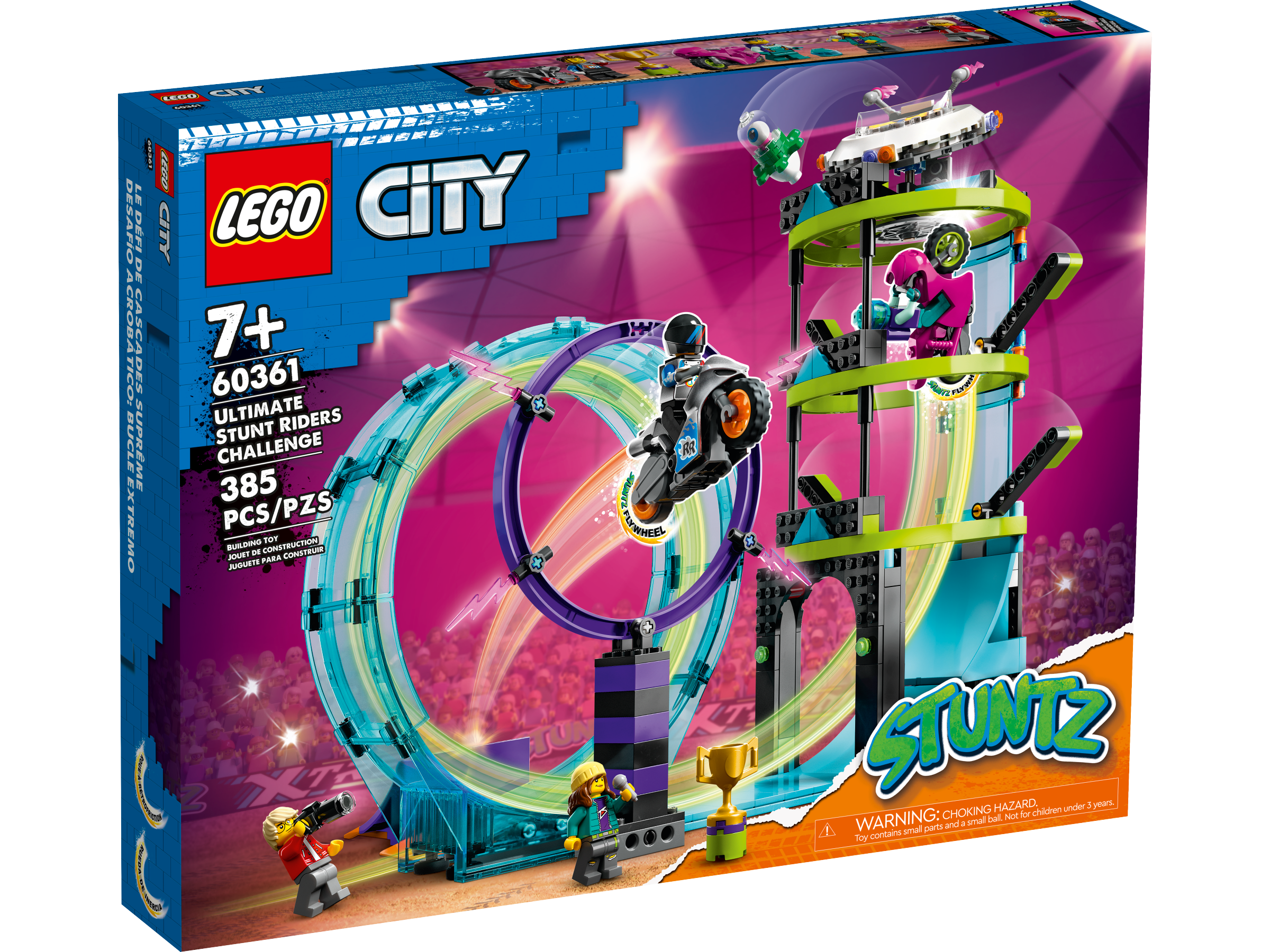 LEGO® City 60361 – Ultimative Stuntfahrer‑Challenge mit Stuntbikes & Looping‑Hindernissen