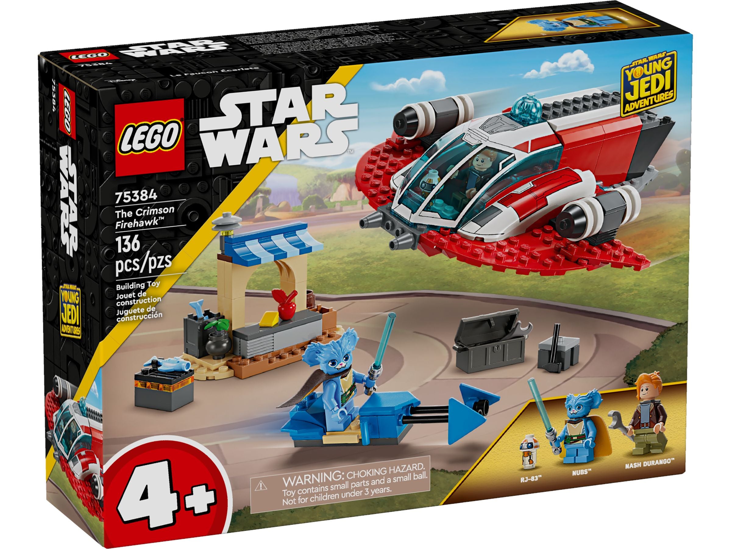 LEGO Star Wars 75384 Crimson Firehawk – Jedi Flugschiff Set | Original LEGO