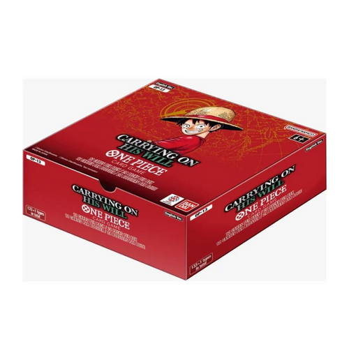 BANDAI One Piece Card Game OP‑13 „Carrying On His Will“ – 24er Booster Display (verschweißt)