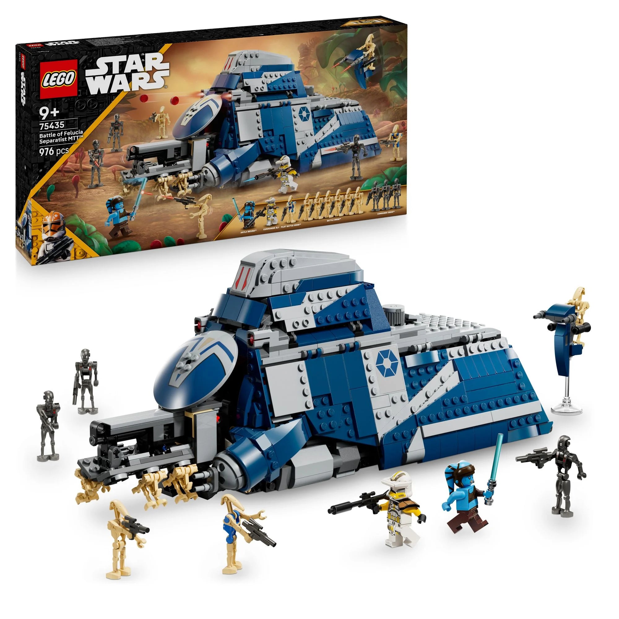 LEGO Star Wars: The Clone Wars MTT der Separatisten in der Schlacht von Felucia - 75435 - Ausstellen und Sammeln