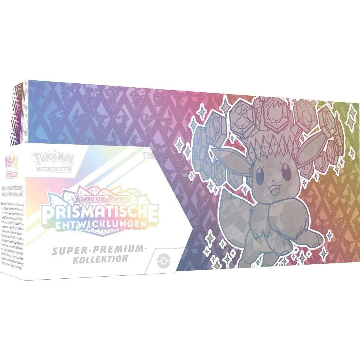 Pokémon Sammelkartenspiel – Prismatische Entwicklungen Super-Premium-Kollektion (Deutsch)
